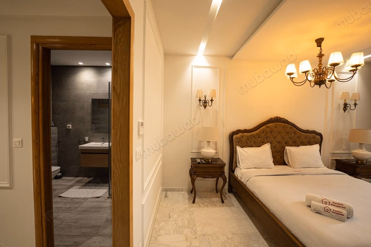 Duplex S3 avec piscine aux Jardins De Carthage
