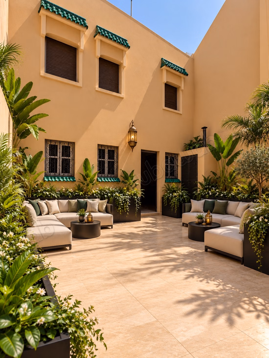 Affitto di uffici a Hay Dakhla. Superficie di 135 m². Grande terrazza