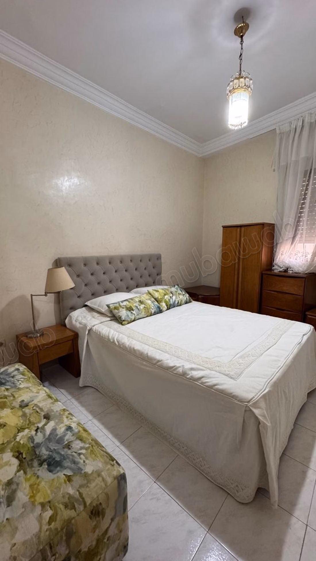 Affitta questo appartamento ad Agdal. 2 camere confortevoli. Arredato