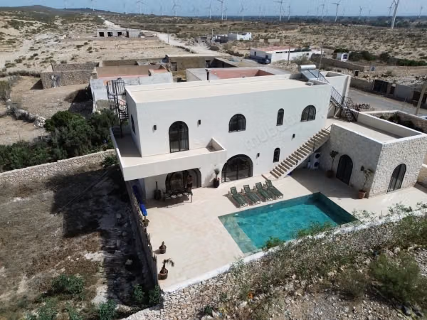 Villa in Ouassane with ocean view