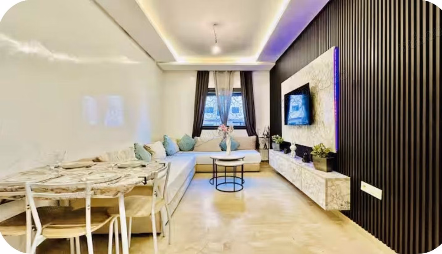 Seasonal rental in Ouasis. 2 beautiful bedrooms. Double glazing and armored door