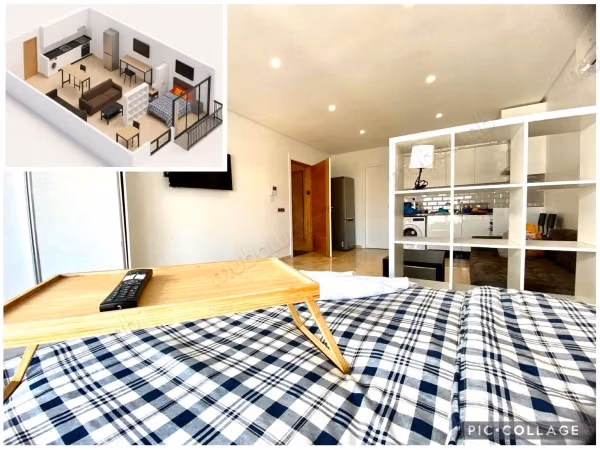 Studio meublé 35 m² – Hôpitaux / Anoual