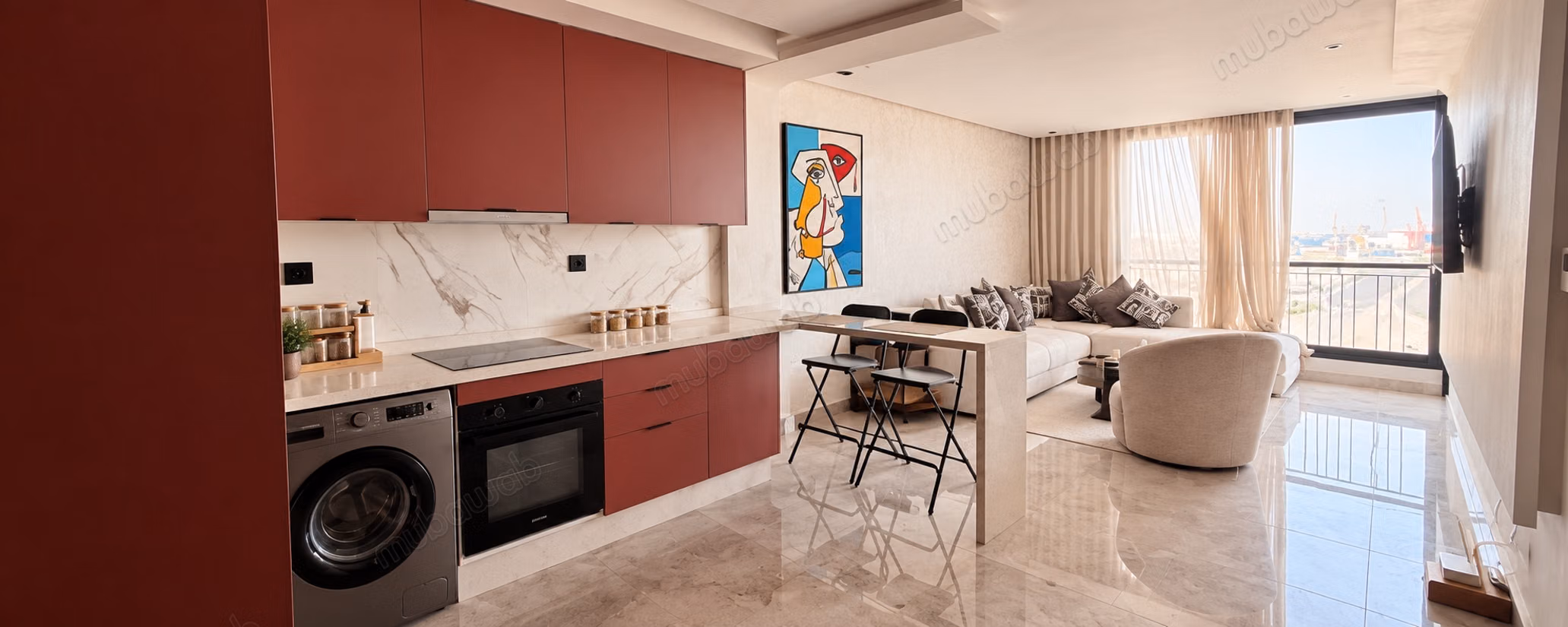 Studio à louer Vue dégagée Bélvédère
