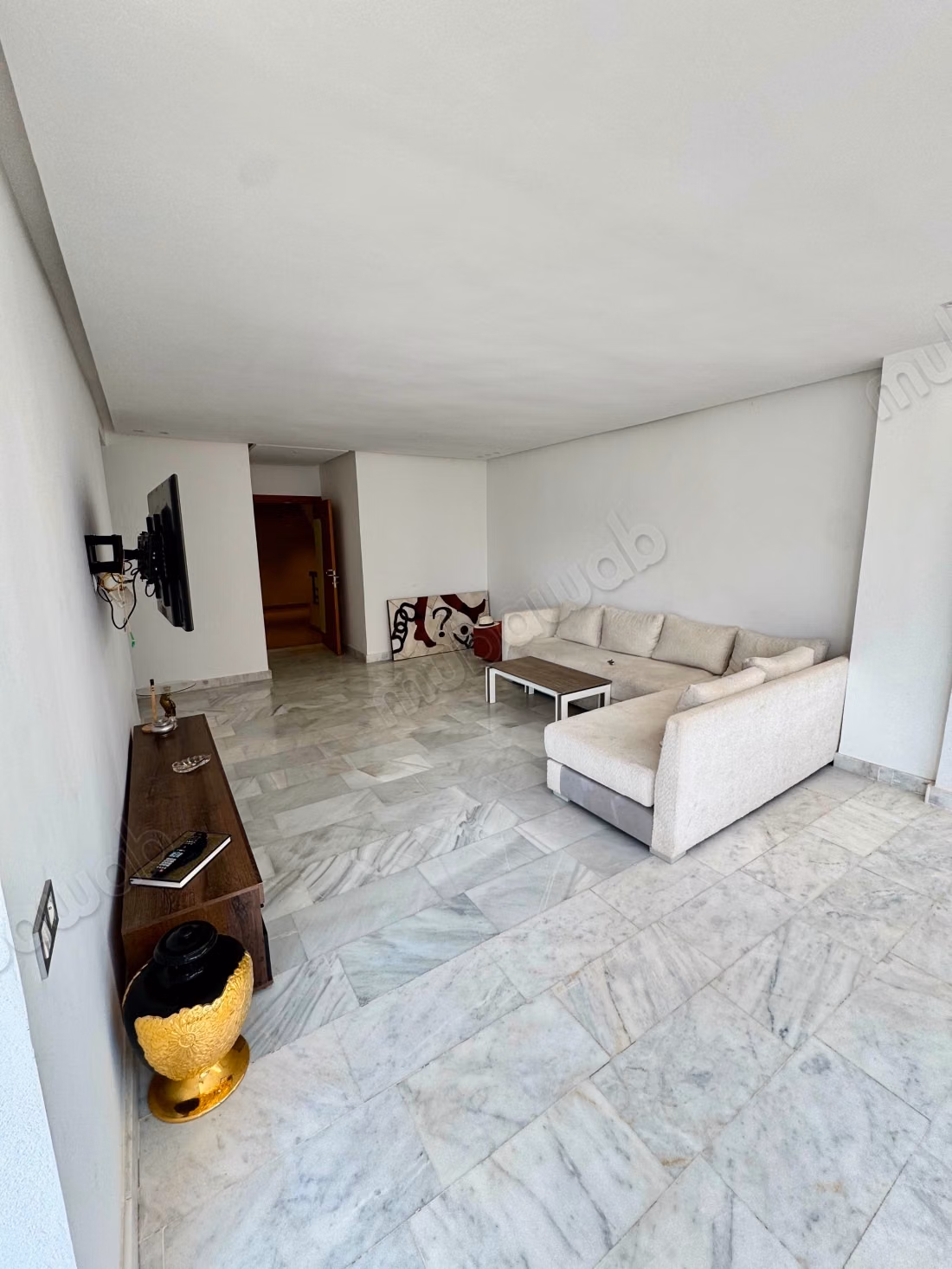 Alquiler de magnífico apartamento en Avenida Mohamed VI Marrakech. Superficie de 109 m². Amueblado