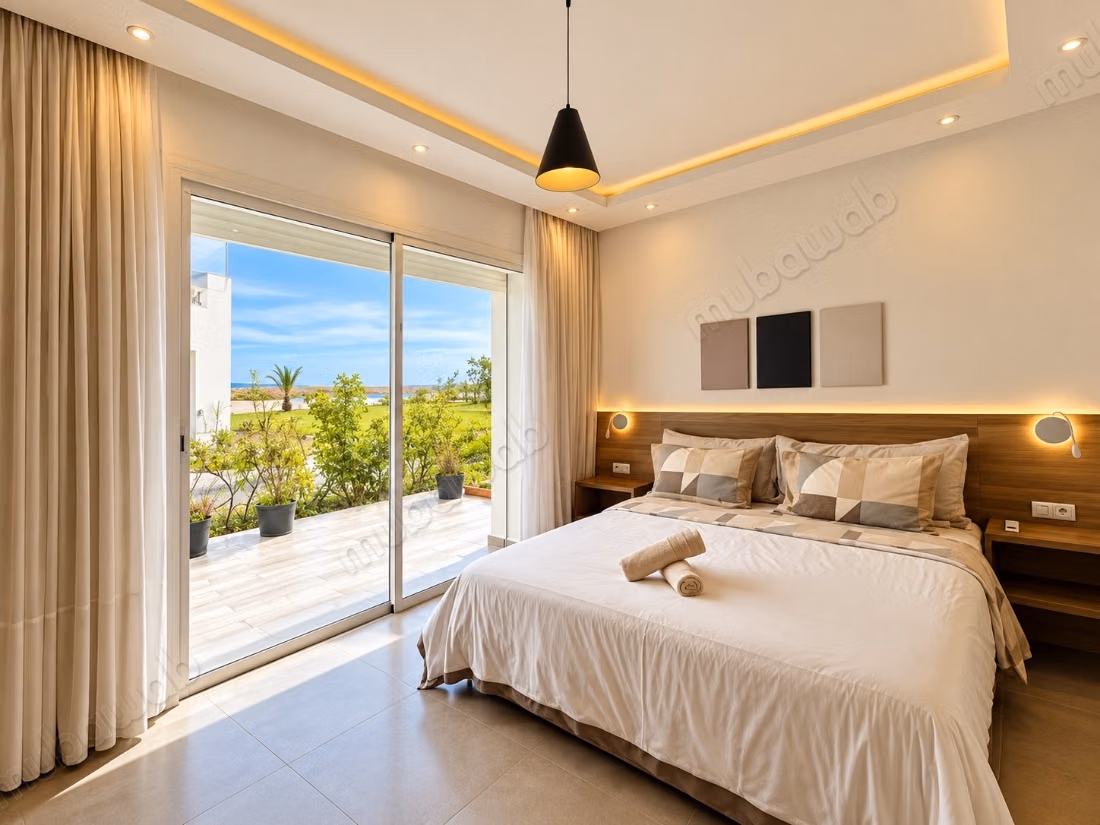 Villa vue à la plage 
Bien meublé à louer à Harhoura