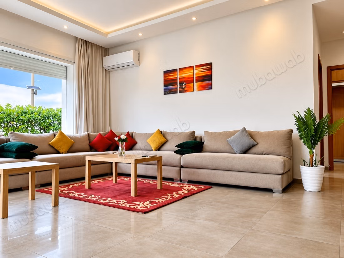 Villa vue à la plage 
Bien meublé à louer à Harhoura