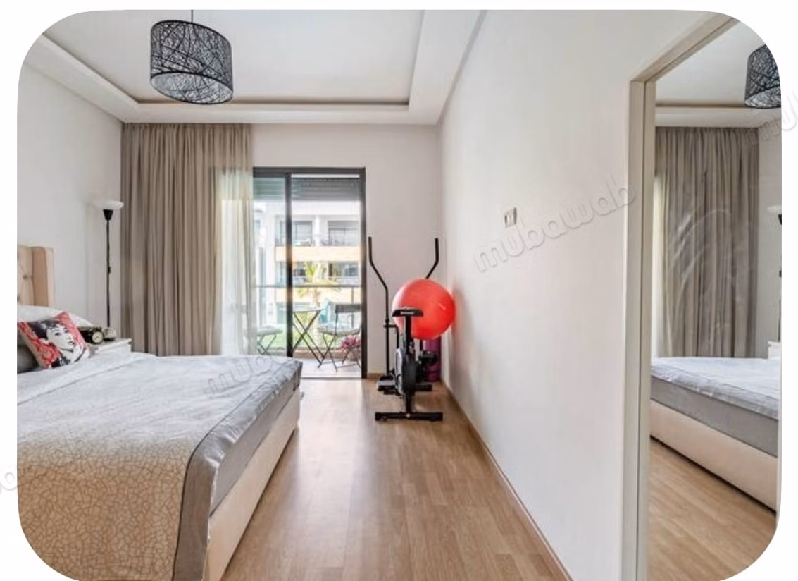 Louez cet appartement à Dar Bouazza. 2 belles chambres. Bien meublé