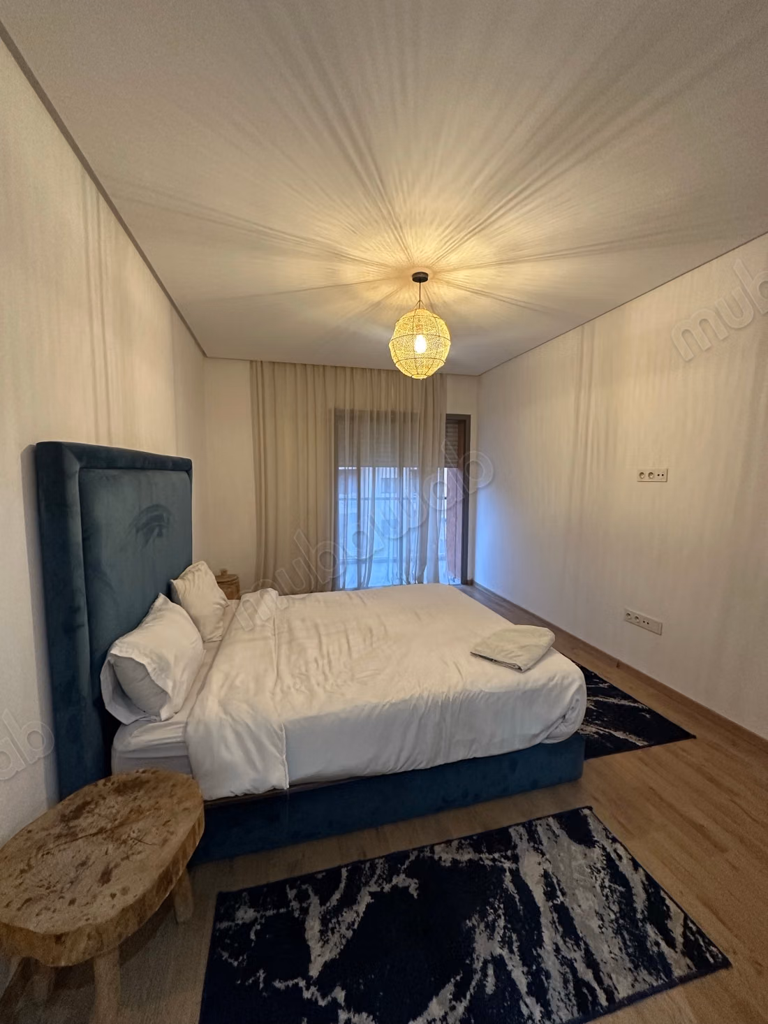 Rental of an apartment in Guéliz. 2 bedrooms. Satellite dish and security