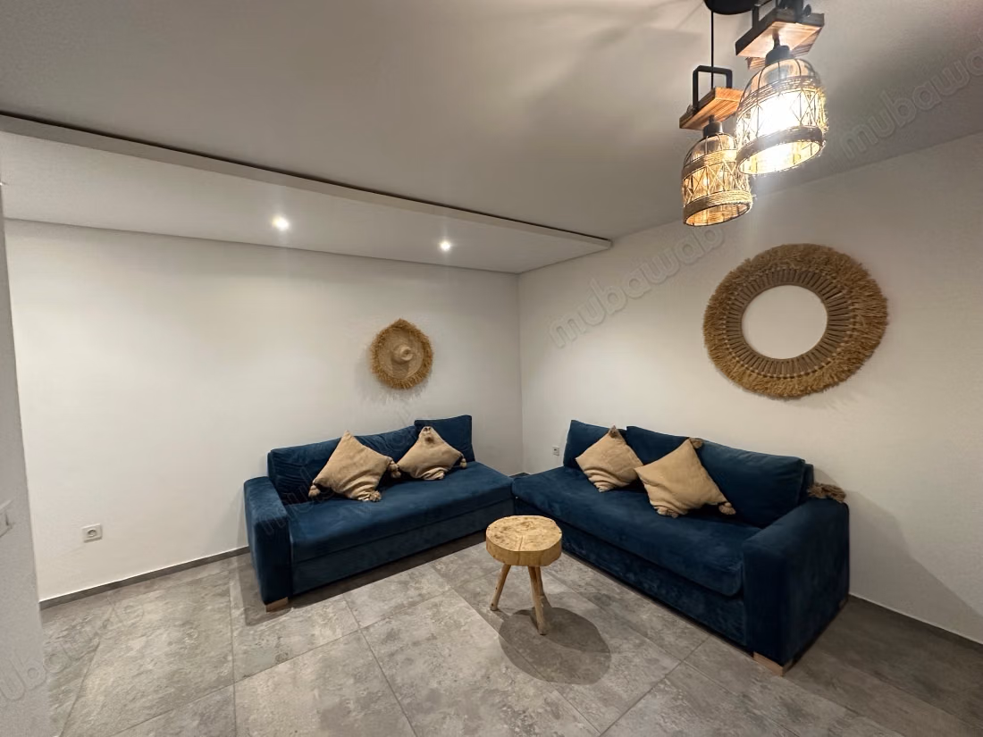 Rental of an apartment in Guéliz. 2 bedrooms. Satellite dish and security