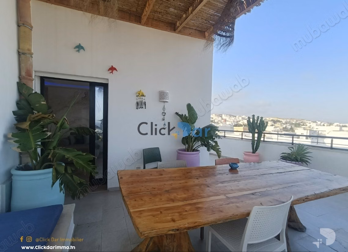 S1 Apartment with Sea View Terrace in Hammamet