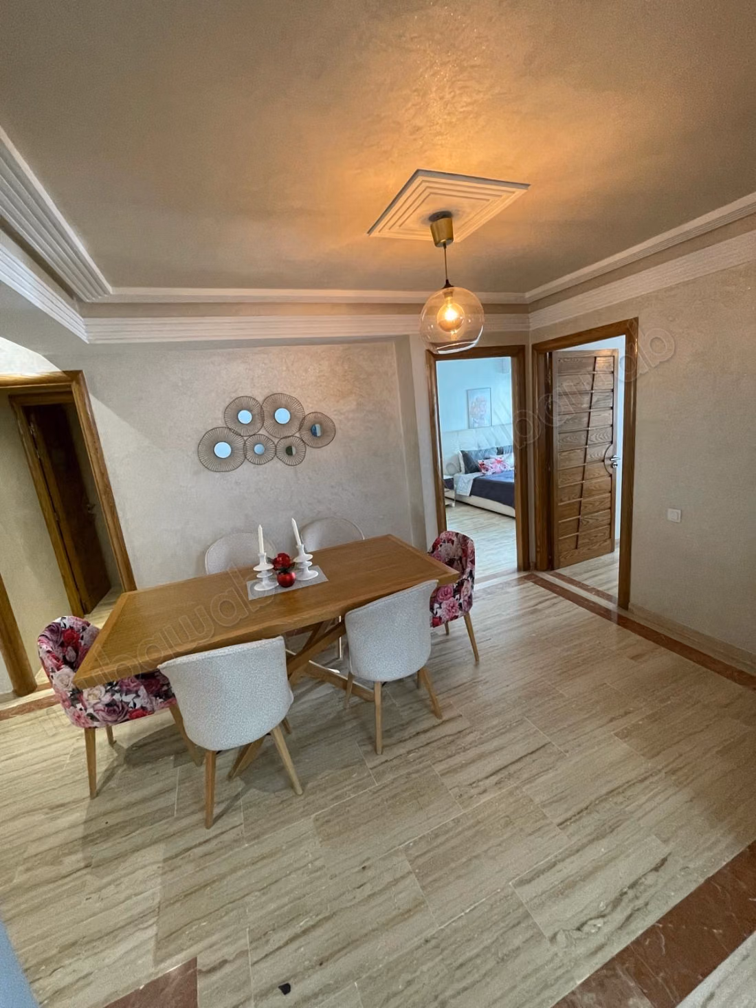 À louer – appartement 3ch meublé à mer sultan