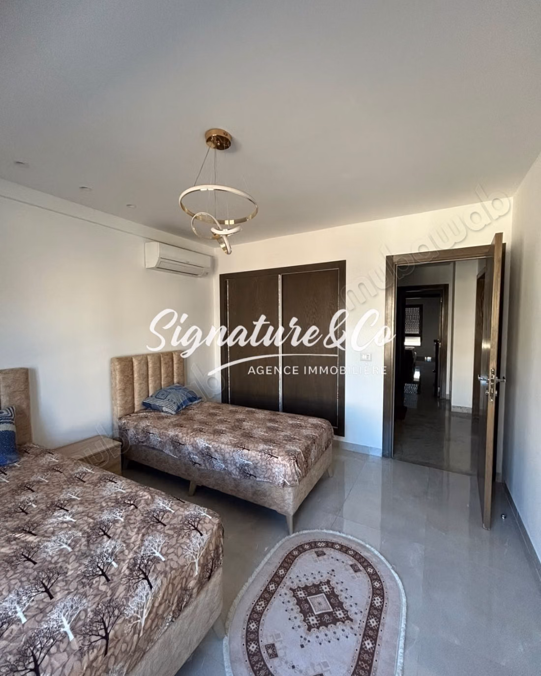 A louer appartement S2 meublé à El Aouina