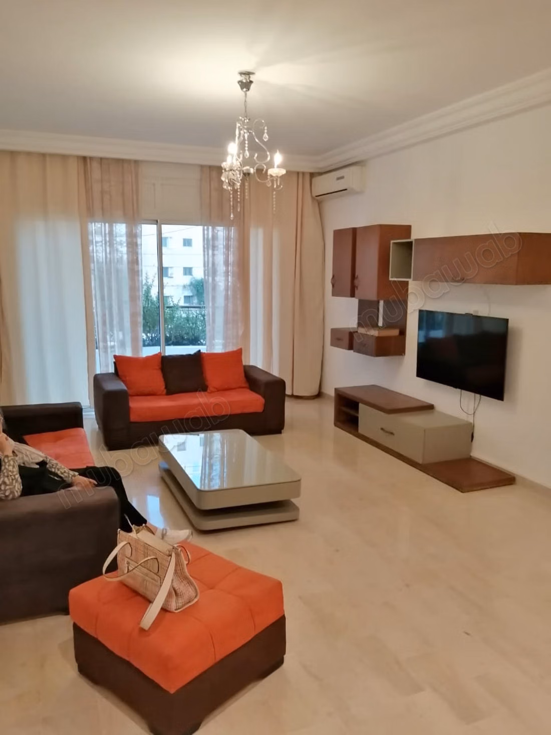 For rent furnished apartment S2 in El Aouina