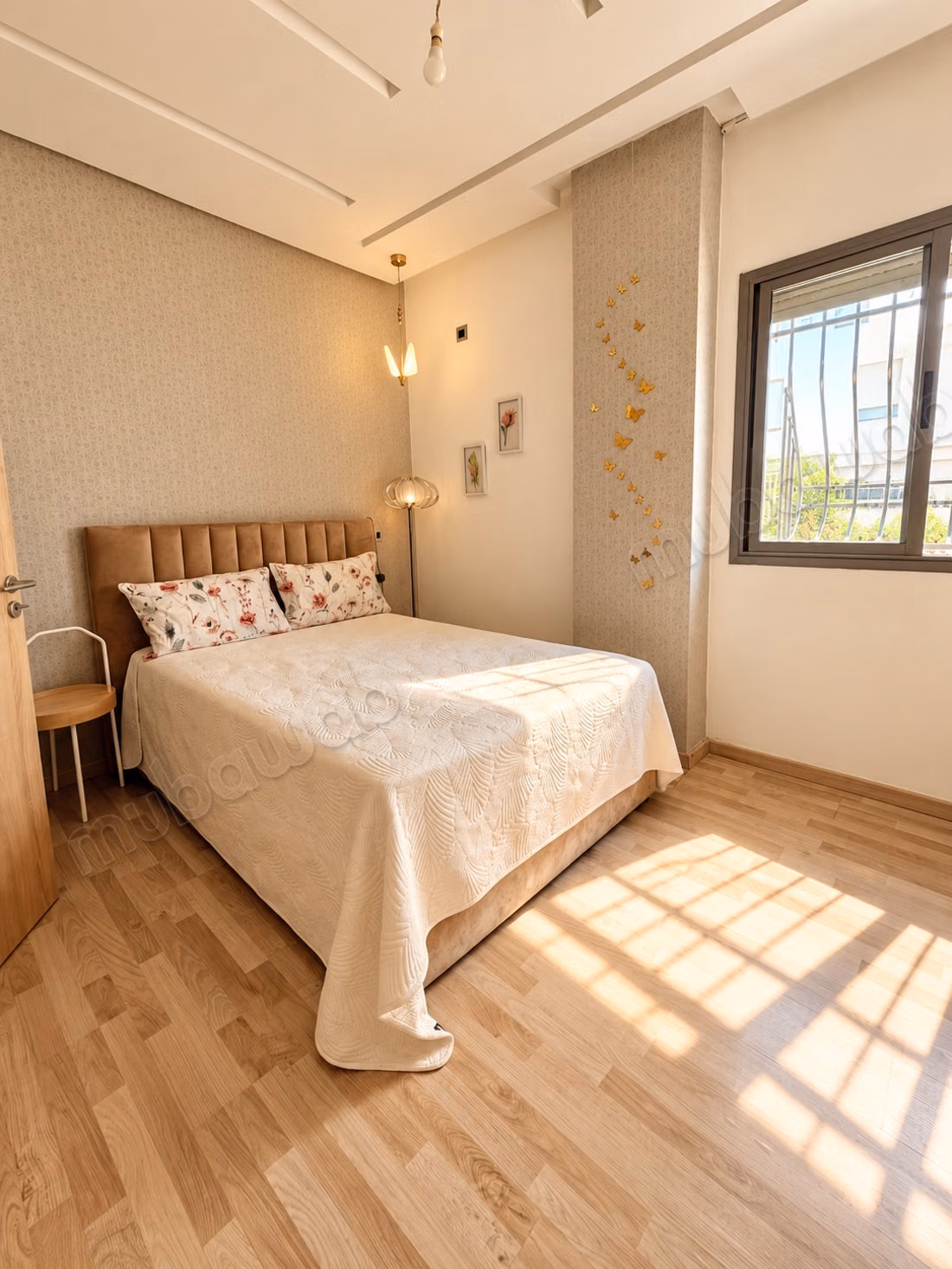 Studio meublé de 43 m² avec parking et vue jardin – Cheikh Khalifa