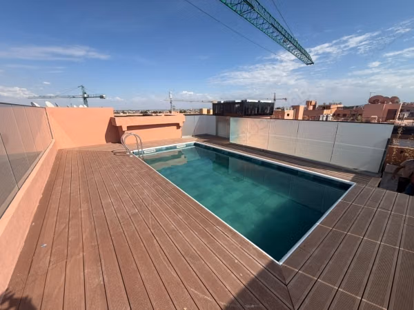 Appart meublé neuf de 51m² à vendre 
Plaza gueliz