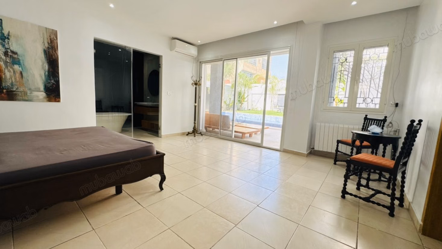 A louer villa meublée en s5 à gammarth village