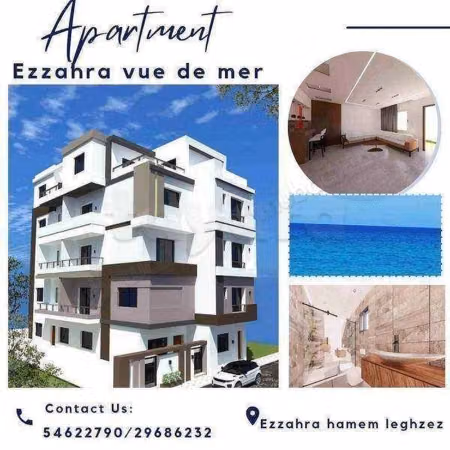 Appartement vue de mer avec facilite de paiement