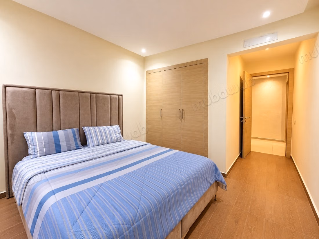 Mooie appartement te huur in Agdal. Oppervlakte 92 m². Goed gemeubileerd
