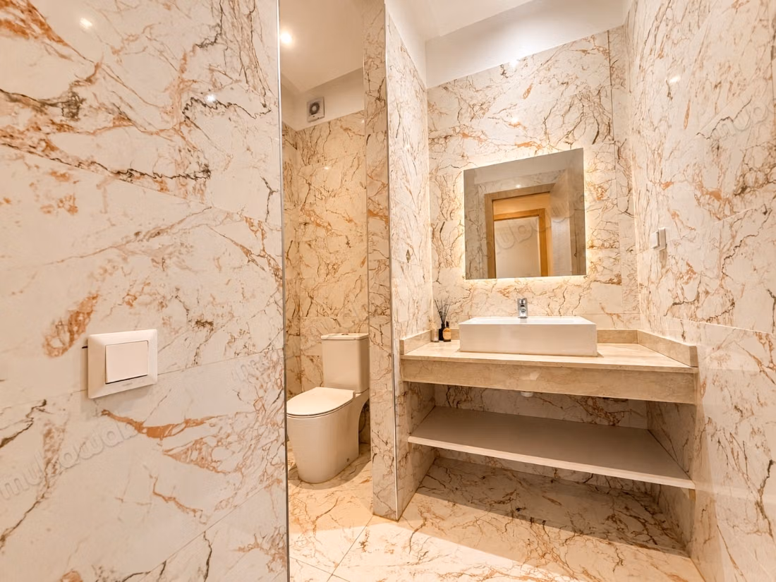 Mooie appartement te huur in Agdal. Oppervlakte 92 m². Goed gemeubileerd