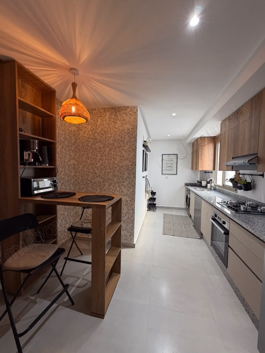 Appartement meublé 3 ch. À Ahlan, 
Tanger