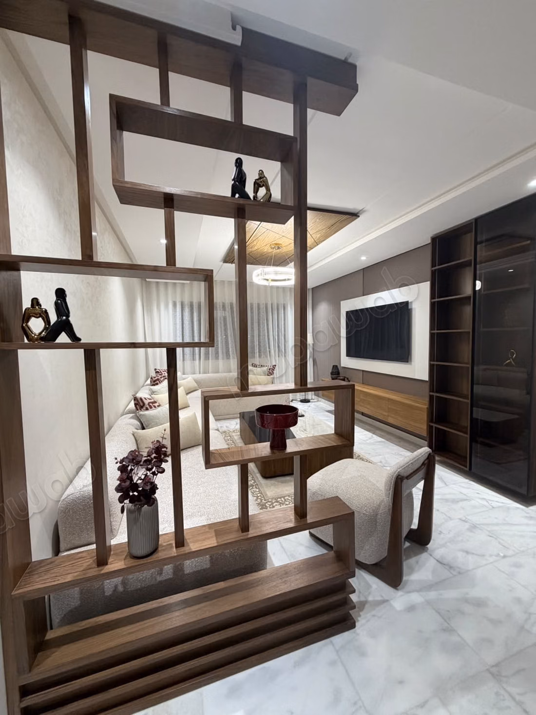 Appartement meublé 3 ch. À Ahlan, 
Tanger