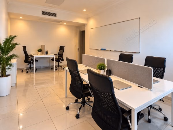 A ready-to-use office space