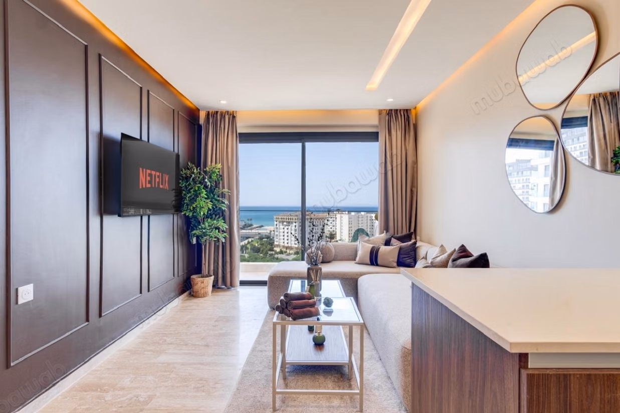 Appartement 2 chambres a louer 
Plein coeur 
TANGER