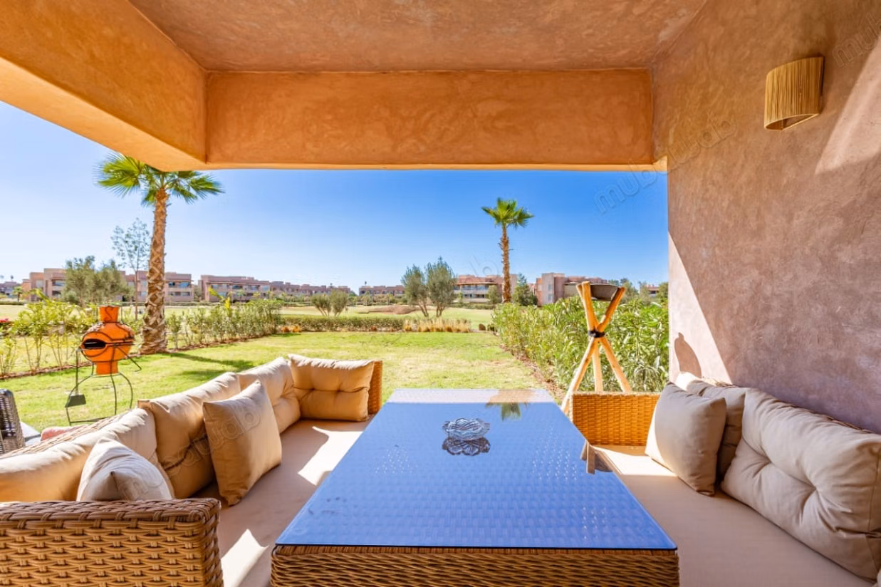 Prestigia Saphir – Superbe appartement Appartement meublé 3 pièces en rez de jardin à louer – avec jardin privatif, accès golf et 4 piscines