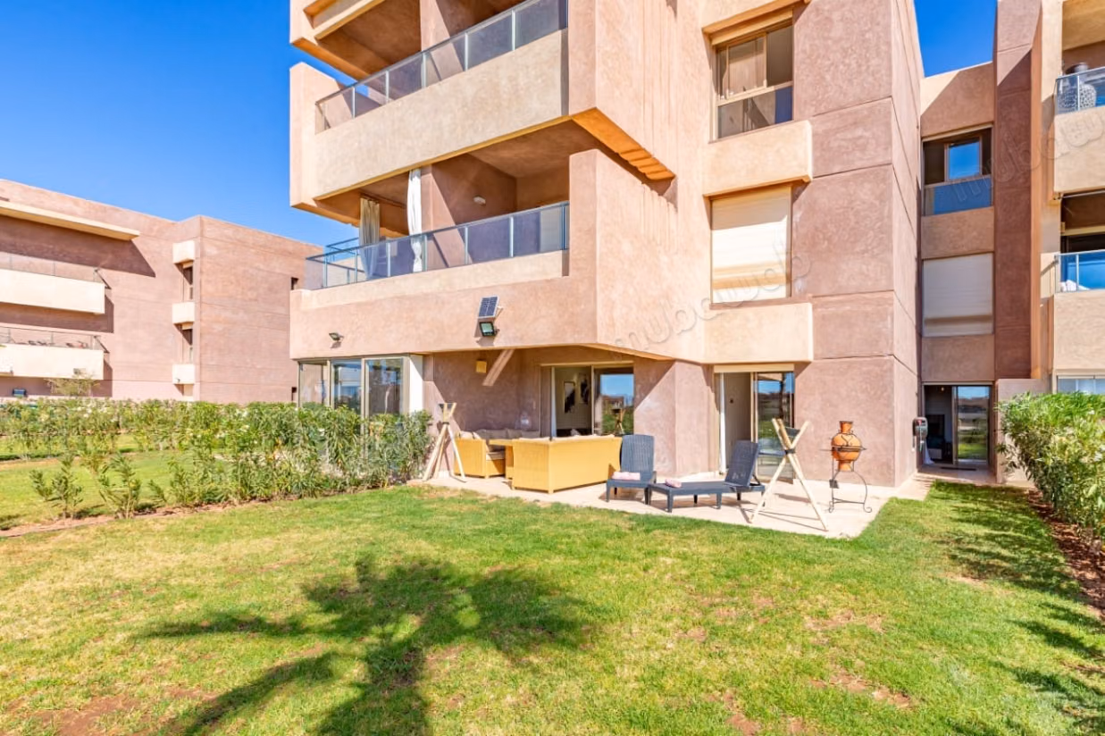 Prestigia Saphir – Superbe appartement Appartement meublé 3 pièces en rez de jardin à louer – avec jardin privatif, accès golf et 4 piscines