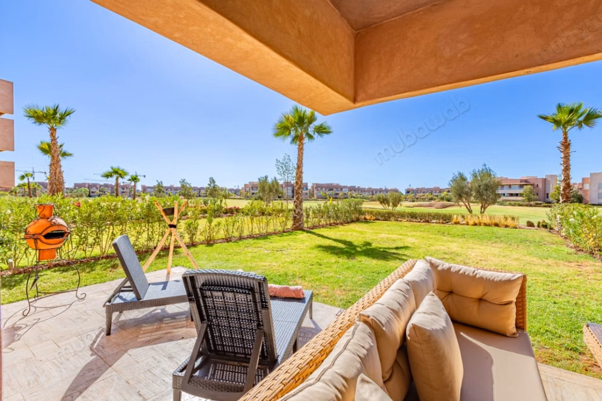 Prestigia Saphir – Superbe appartement Appartement meublé 3 pièces en rez de jardin à louer – avec jardin privatif, accès golf et 4 piscines