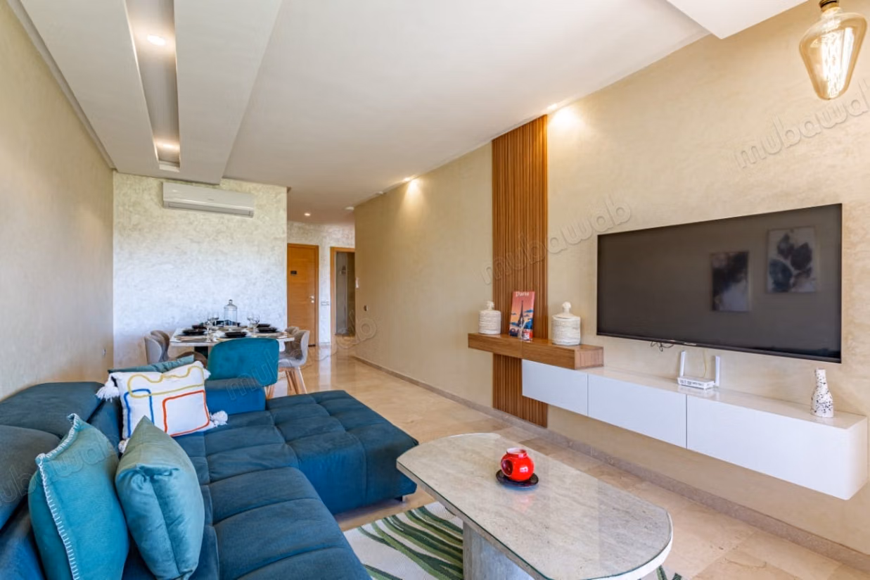 Prestigia Saphir – Superbe appartement Appartement meublé 3 pièces en rez de jardin à louer – avec jardin privatif, accès golf et 4 piscines