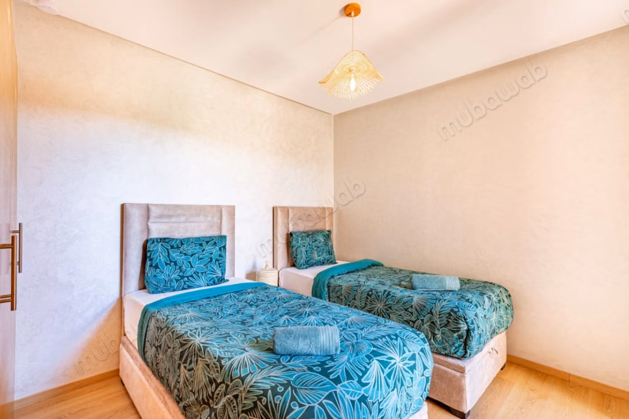 Prestigia Saphir – Superbe appartement Appartement meublé 3 pièces en rez de jardin à louer – avec jardin privatif, accès golf et 4 piscines