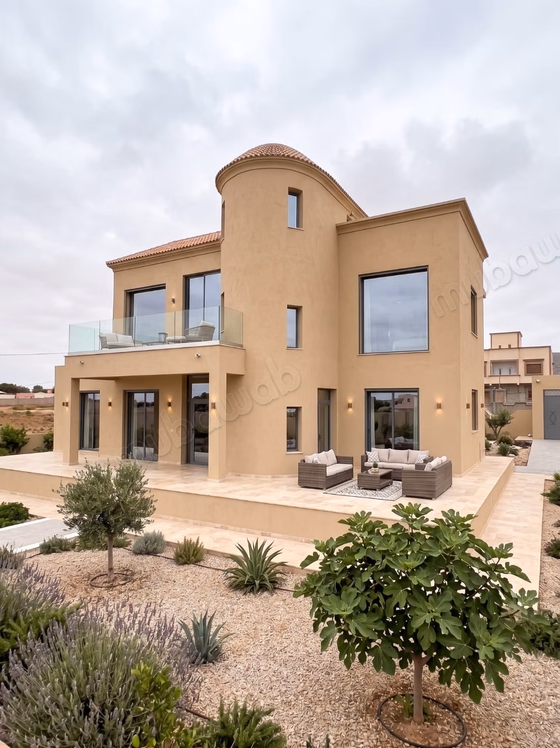 Maison de luxe à vendre à Ras El Ma. Superficie totale de 800 m². Belle terrasse et jardin