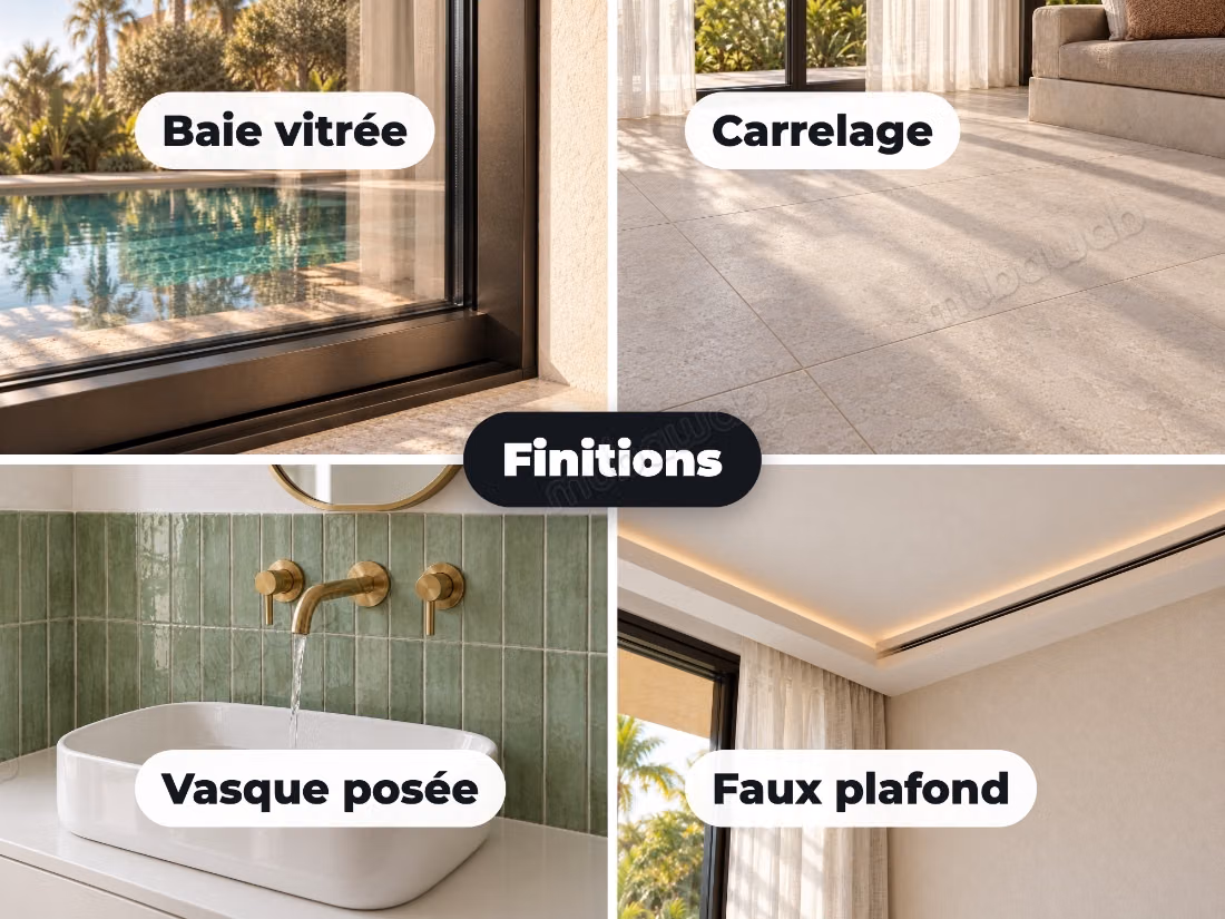 Villa jumelée neuve de 193 m², toit terrasse de 94 m², à 12 min de l'aéroport