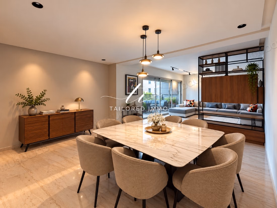 Appartement meublé de 3 chambres à CFC