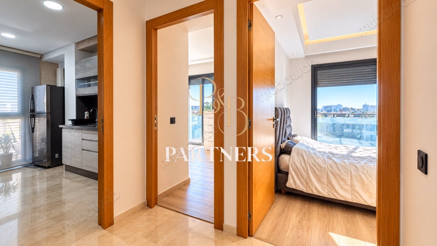 Hay Riad – Appartement de 69 m² avec double façade et vue dégagée