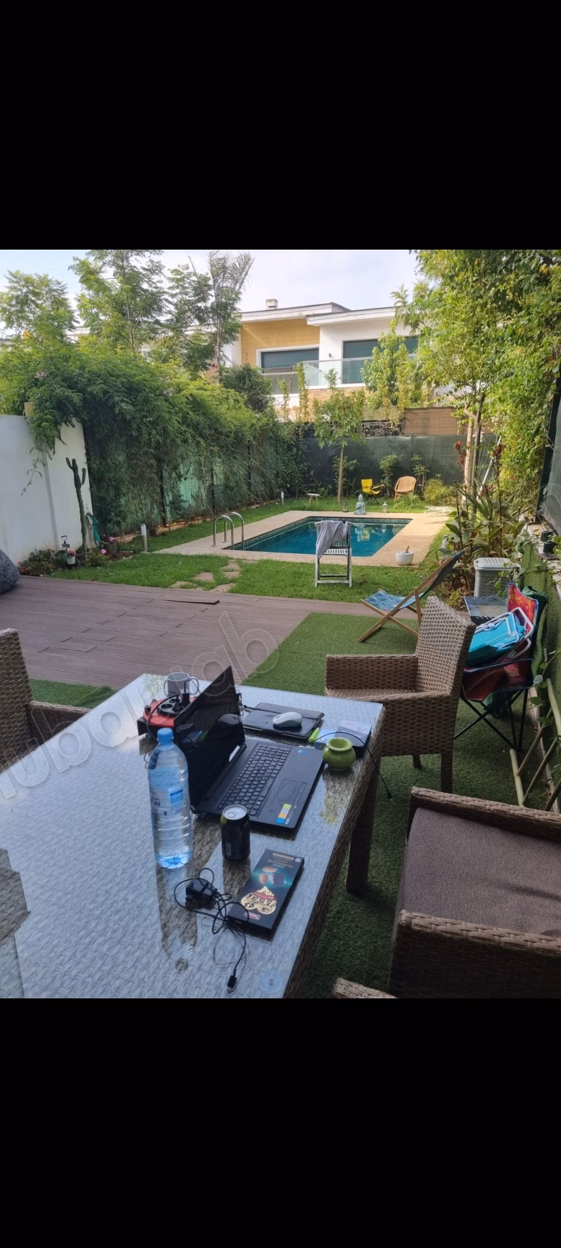 Rez de jardin à vendre, jardin, piscine privative