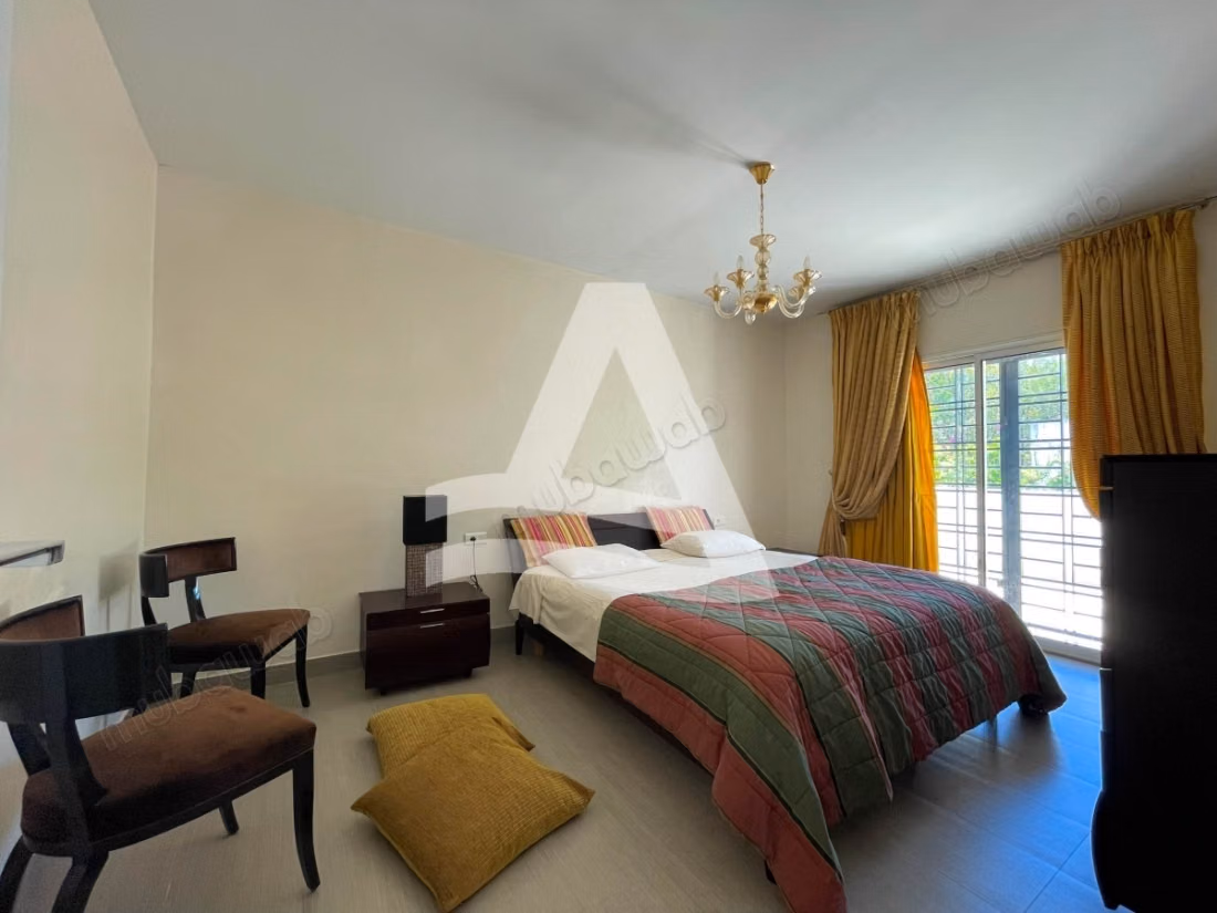 Rental of a furnished duplex with garden in Gammarth