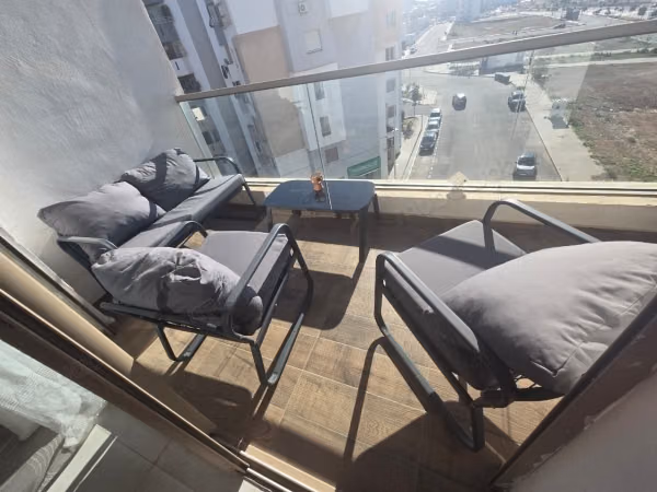 Apparemment meulé avec vue mer à louer 
Anza Sahil