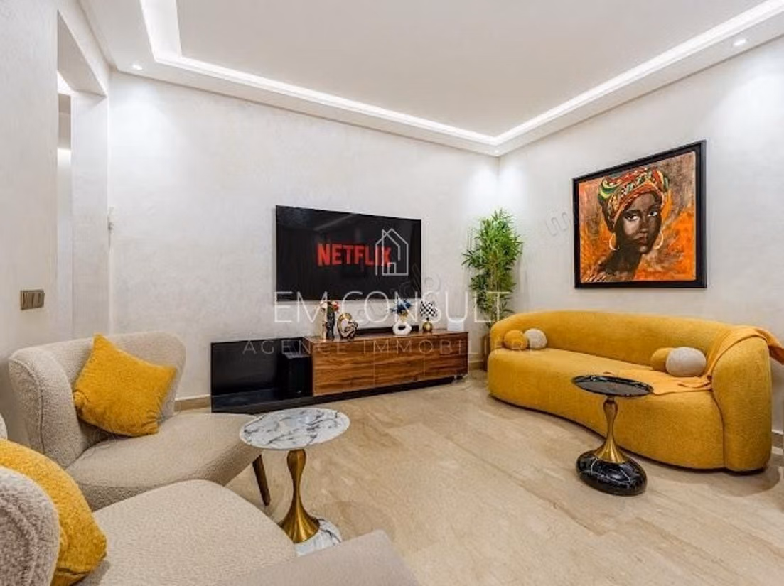 LOCATIE – Appartement met 2 slaapkamers 100 m² – Guéliz