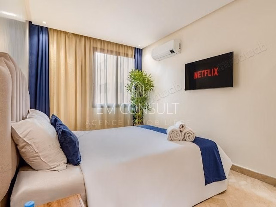 LOCATIE – Appartement met 2 slaapkamers 100 m² – Guéliz