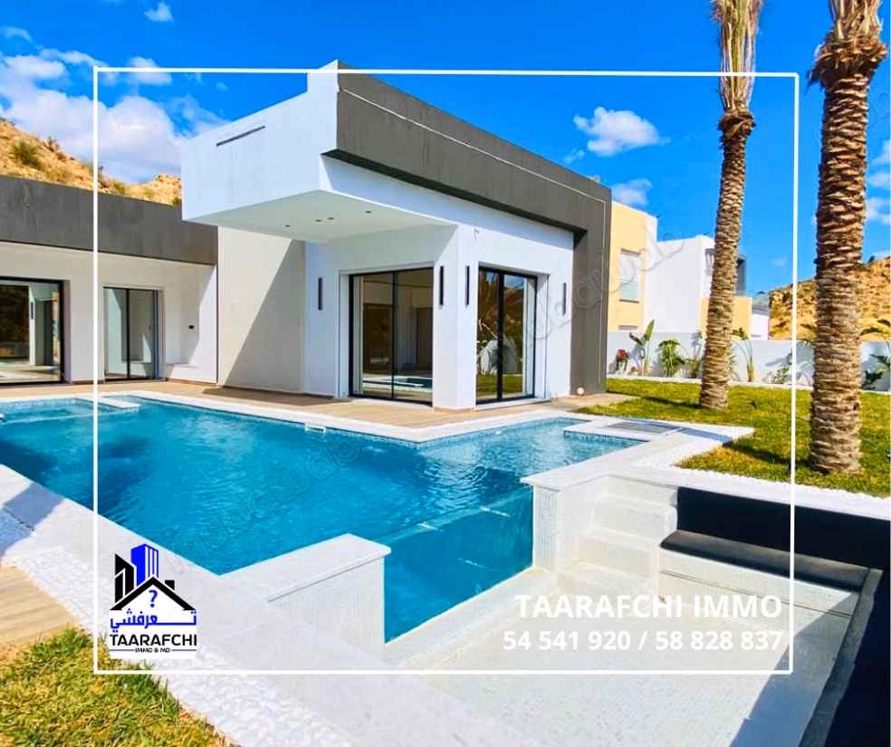 Villa S4 single storey Hammamet Sud VHS100: