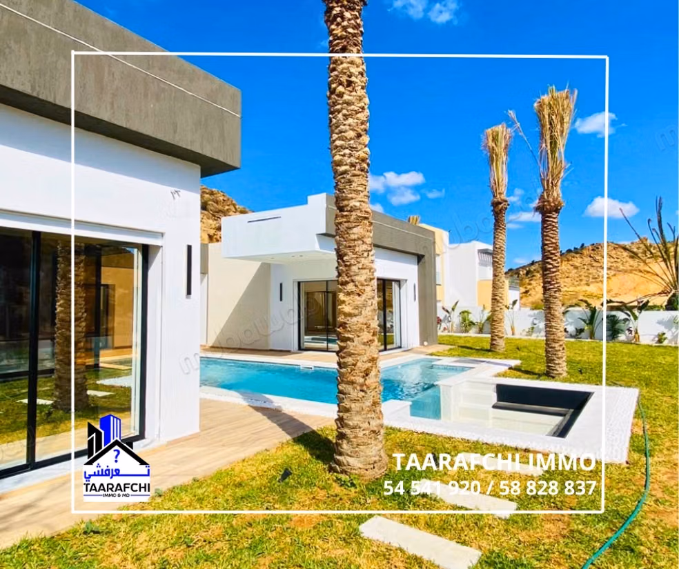 Villa S4 single storey Hammamet Sud VHS100: