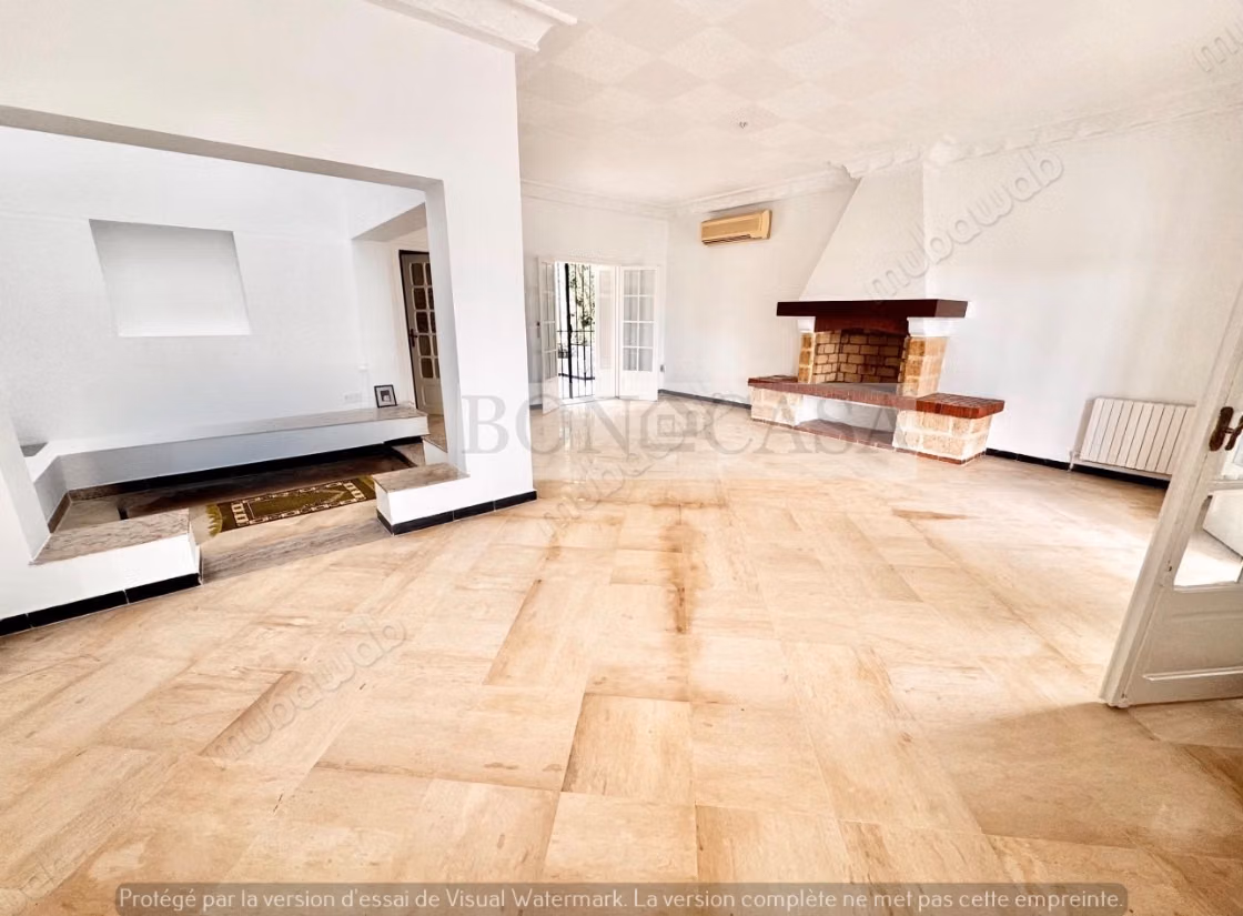 Villa S6 avec jardin à louer à Gammarth