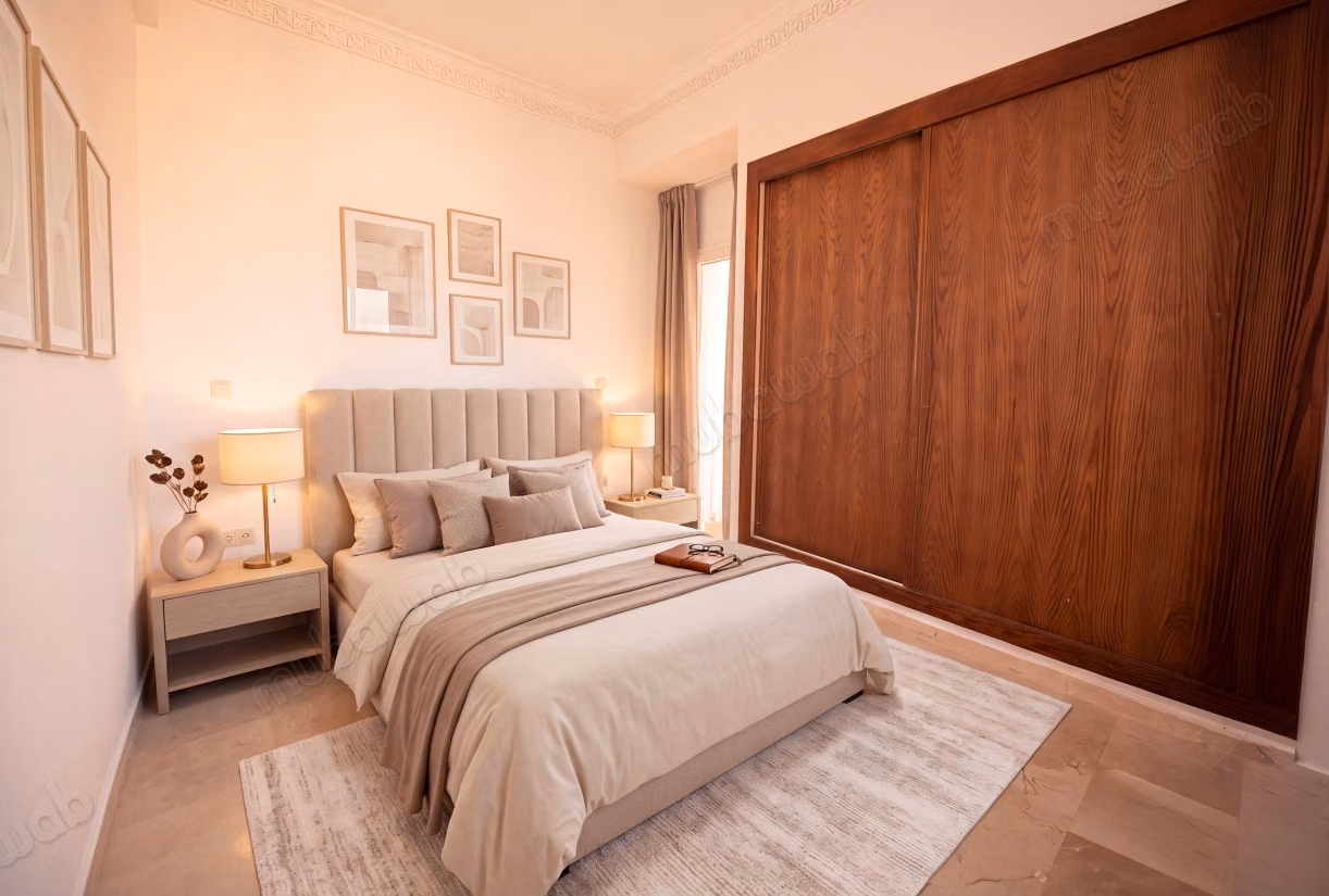 Te koop: 2 slaapkamers, 2 badkamers en terras