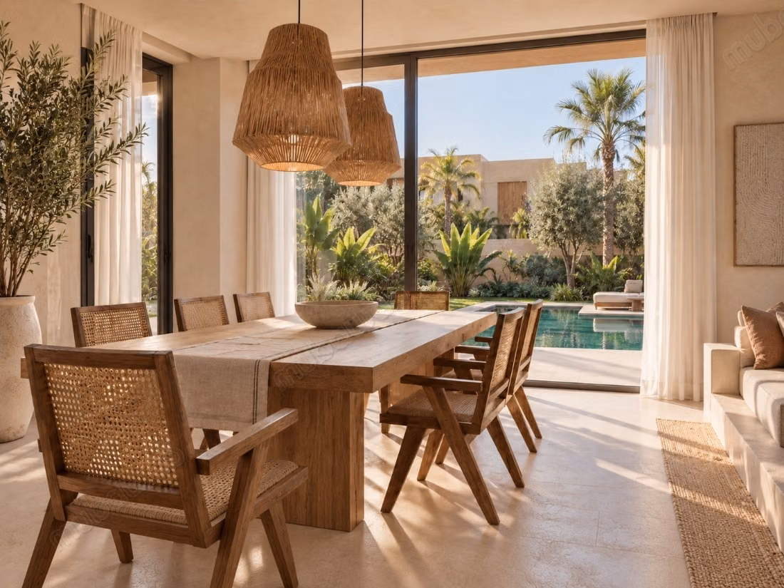 Villa met 4 suites in een afgesloten residentie, plein van 3.000 m² en padel