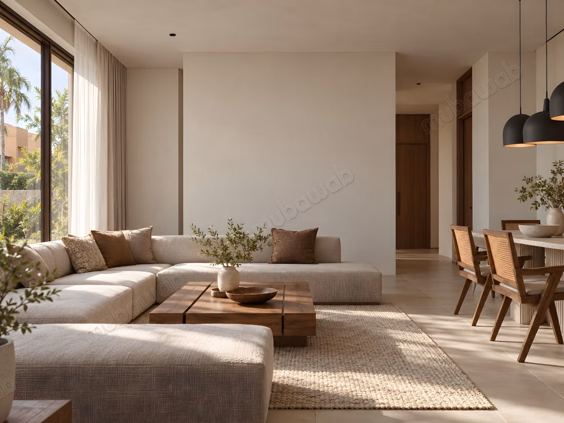 Semi-detached villa with garden, private pool and 53.5 m² terrace
