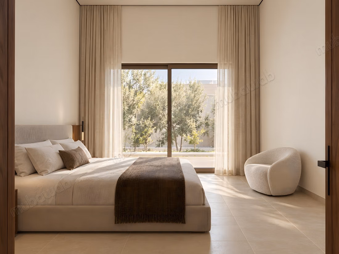 Semi-detached villa with garden, private pool and 53.5 m² terrace