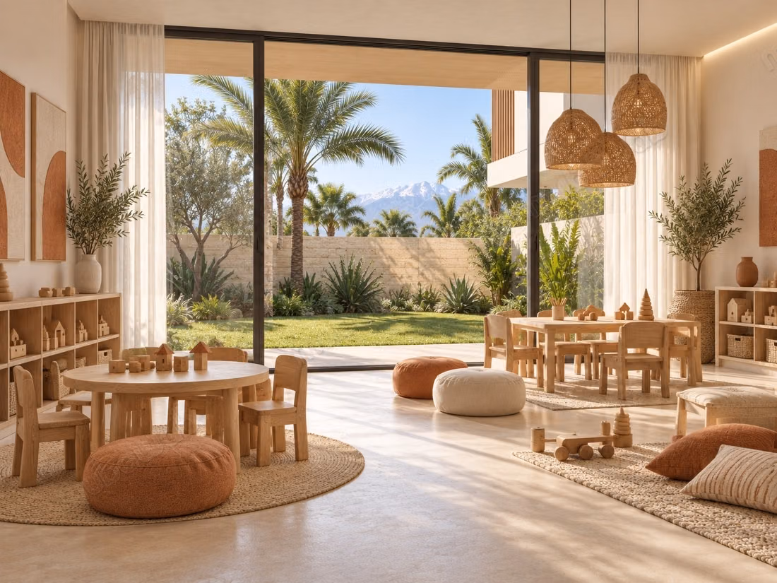 Semi-detached villa with garden, private pool and 53.5 m² terrace