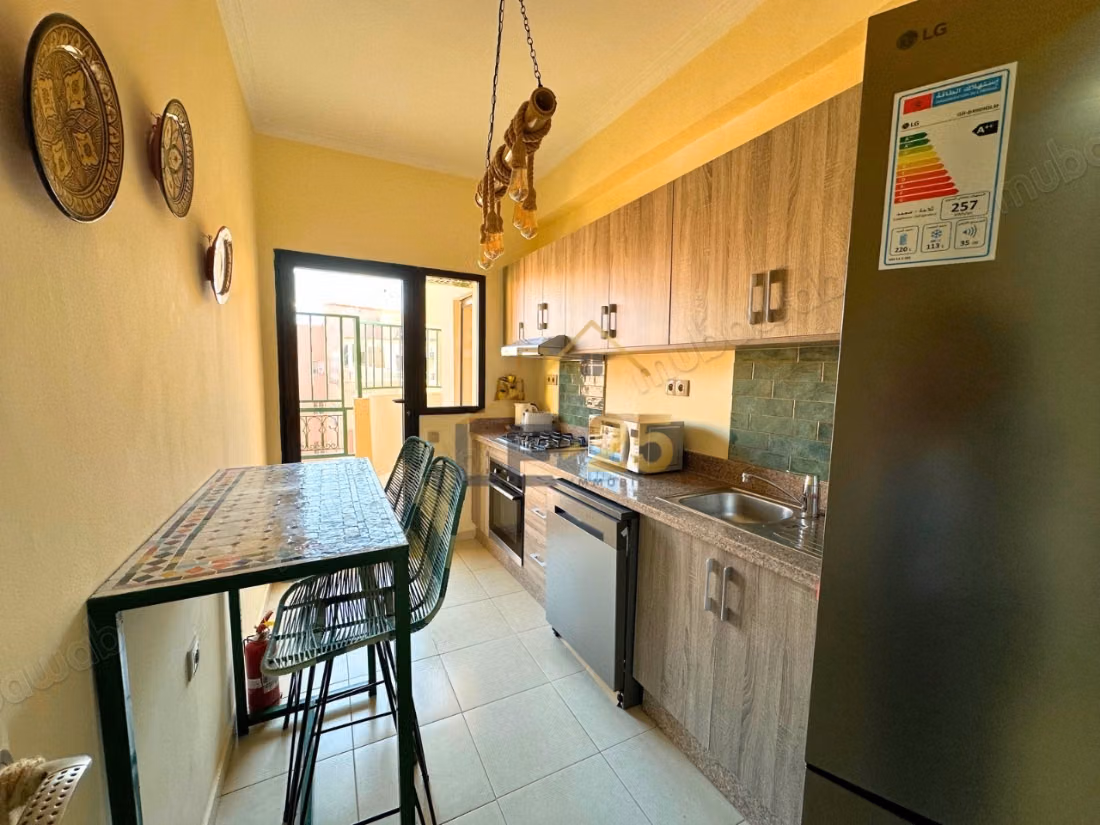 Furnished apartment of 93 m², 2 terraces in Semlalia